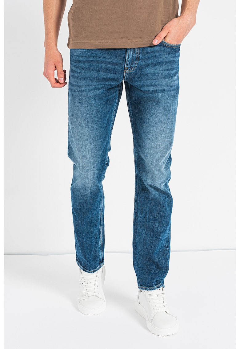 CALVIN KLEIN JEANS Дънки по тялото със захабен ефект за Мъже CALVIN KLEIN JEANS Дънки по тялото със захабен ефект за Мъже