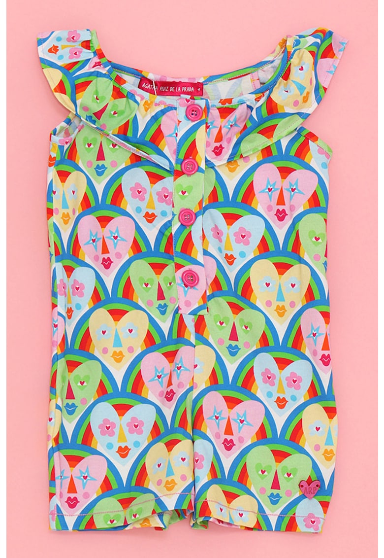 Agatha Ruiz De La Prada Salopeta scurta cu model grafic