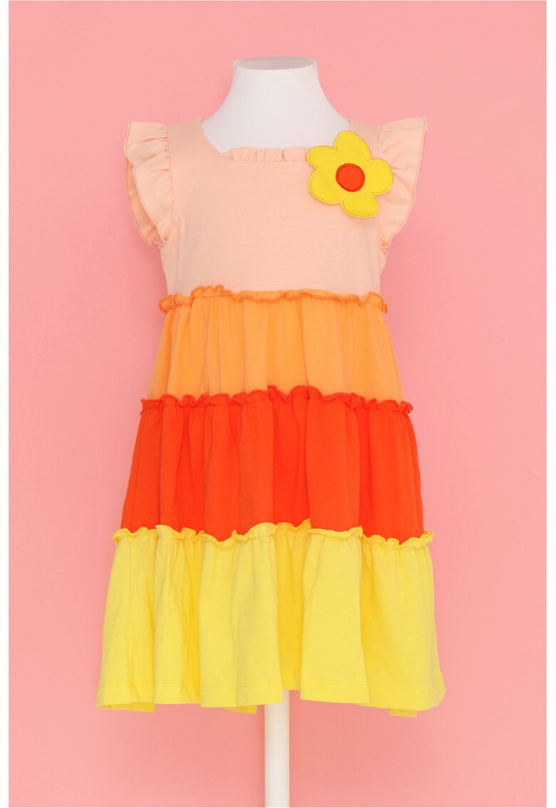 Rochie de bumbac cu croiala in A