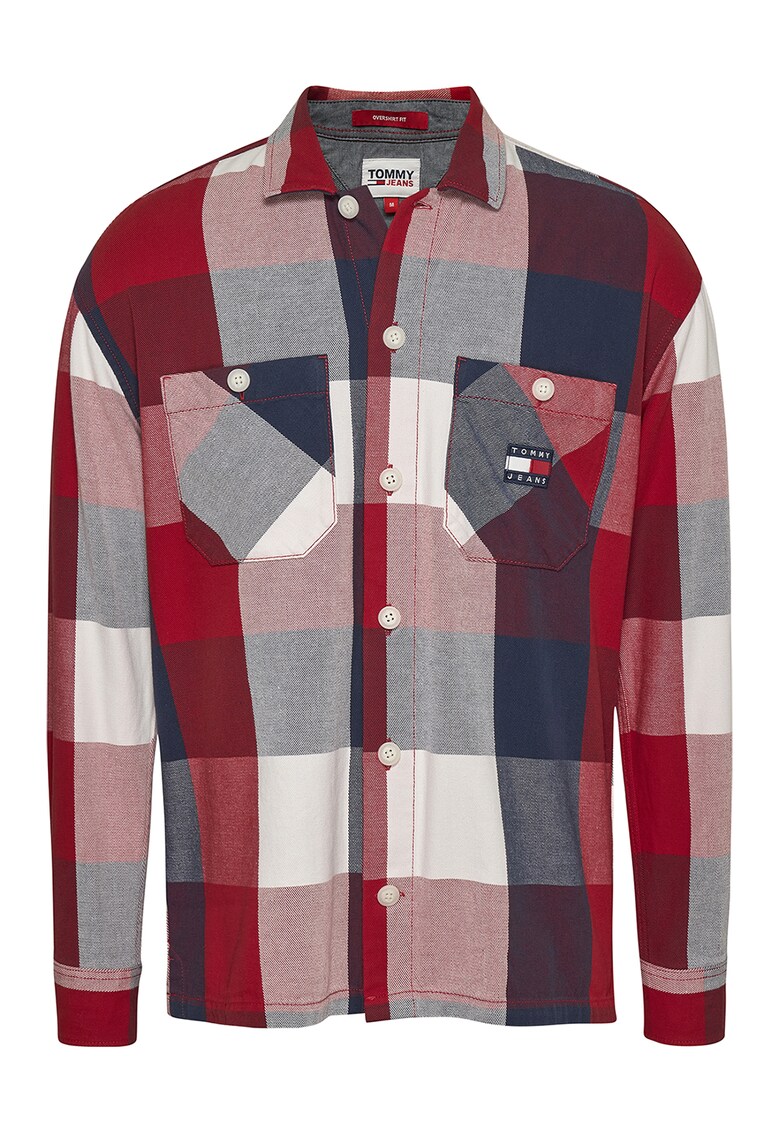 Tommy Jeans Карирана риза с класическа яка за Мъже Tommy Jeans Карирана риза с класическа яка за Мъже