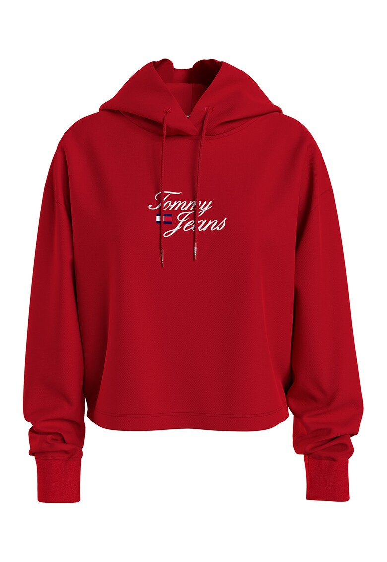 Tommy Jeans Худи с органичен памук с паднали ръкави за Жени Tommy Jeans Худи с органичен памук с паднали ръкави за Жени