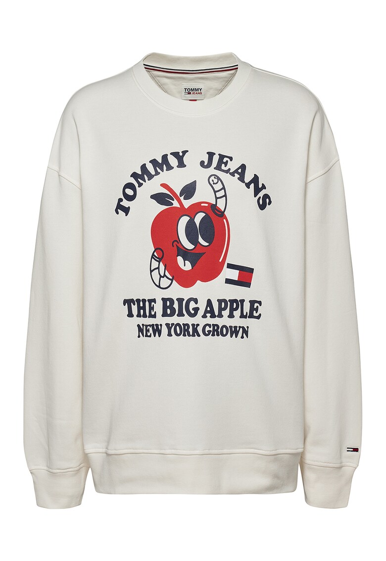 Tommy Jeans Суитшърт с контрастна щампа за Жени Tommy Jeans Суитшърт с контрастна щампа за Жени