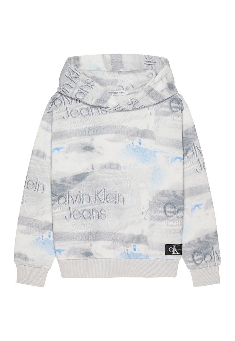 CALVIN KLEIN Худи с памук и принт за Момчета CALVIN KLEIN Худи с памук и принт за Момчета