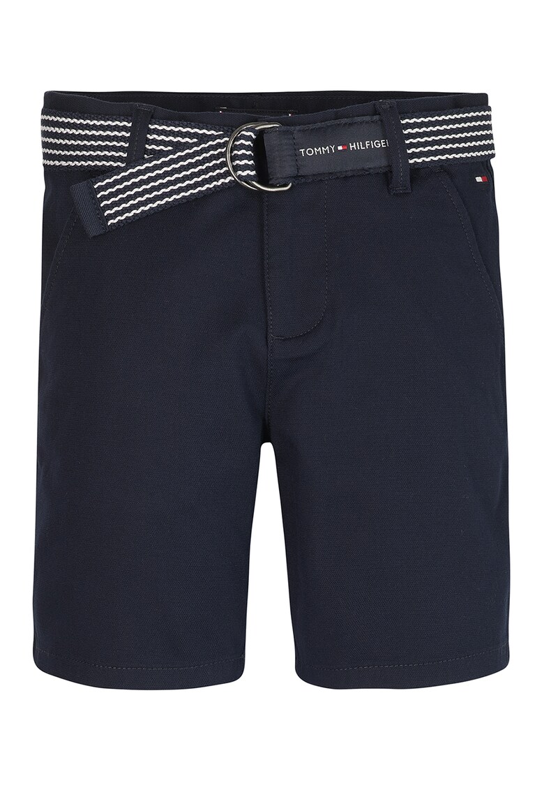 Tommy Hilfiger Къс панталон чино с изчистен дизайн за Момчета Tommy Hilfiger Къс панталон чино с изчистен дизайн за Момчета