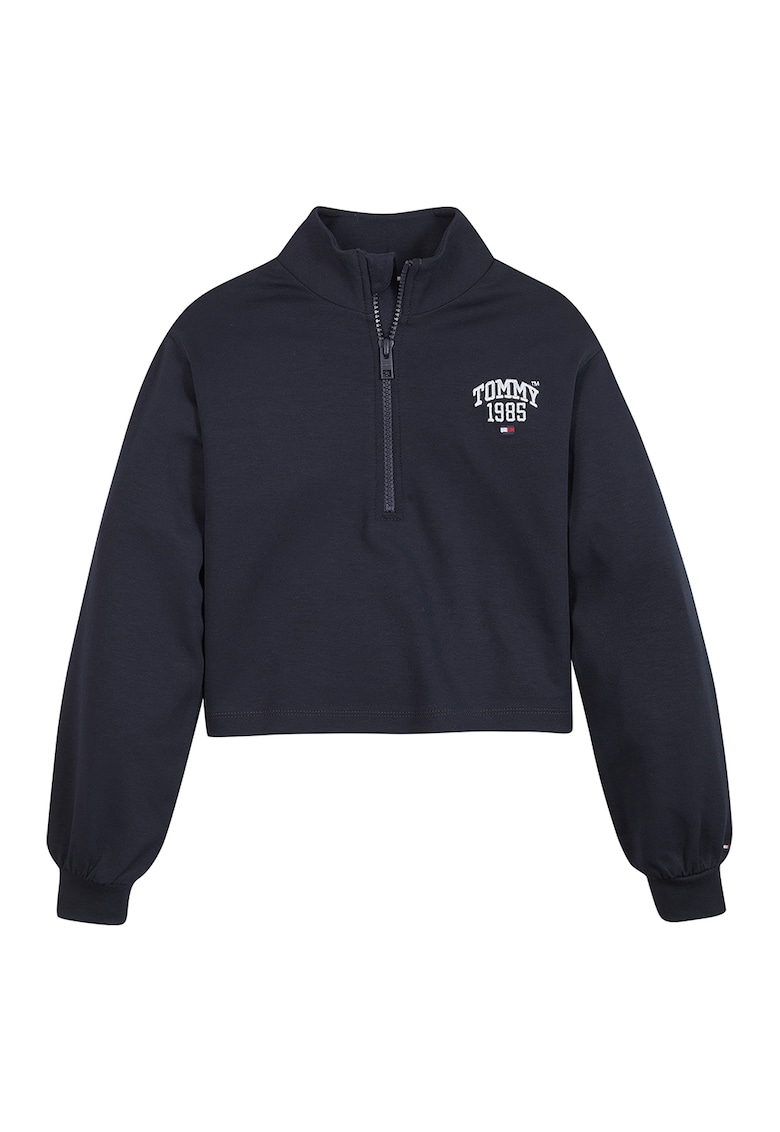 Tommy Hilfiger Къс суитшърт с къс цип за Момичета Tommy Hilfiger Къс суитшърт с къс цип за Момичета