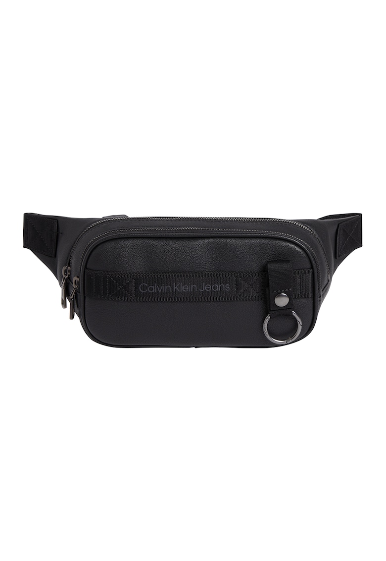 CALVIN KLEIN JEANS Чанта за талията от еко кожа с лого отпред за Мъже CALVIN KLEIN JEANS Чанта за талията от еко кожа с лого отпред за Мъже