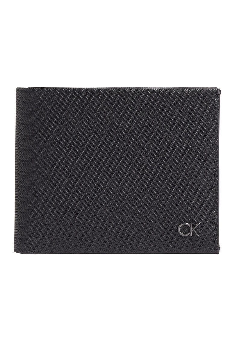 CALVIN KLEIN Кожен портфейл с двойно прегъване и лого за Мъже CALVIN KLEIN Кожен портфейл с двойно прегъване и лого за Мъже