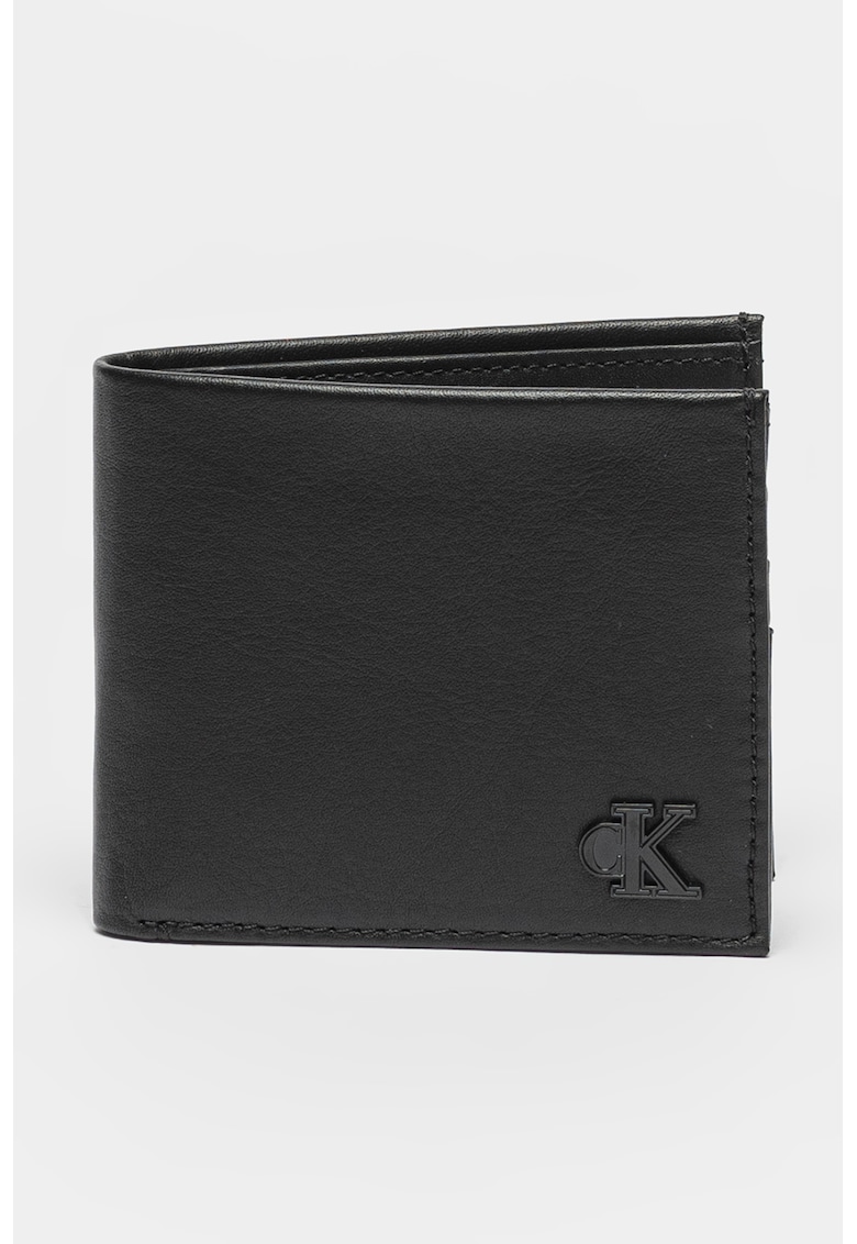 CALVIN KLEIN JEANS Кожен портфейл Hardware с двойно прегъване за Мъже CALVIN KLEIN JEANS Кожен портфейл Hardware с двойно прегъване за Мъже