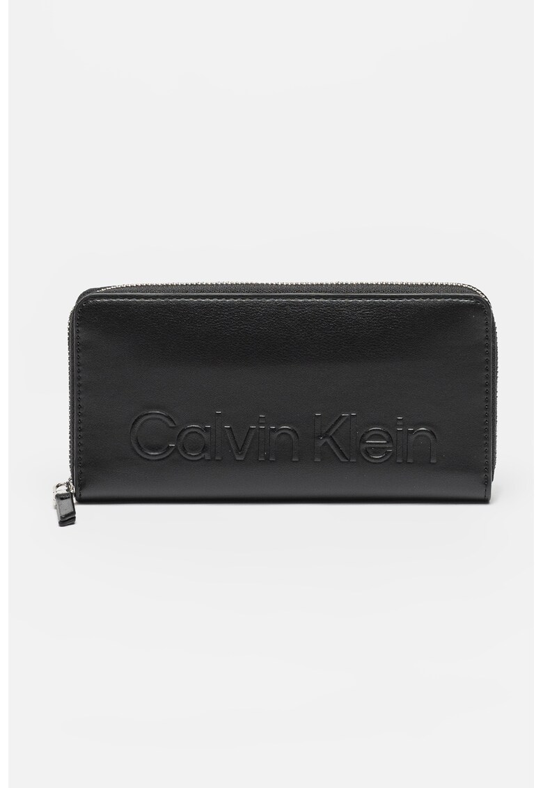 CALVIN KLEIN Портфейл от еко кожа с лого за Жени CALVIN KLEIN Портфейл от еко кожа с лого за Жени