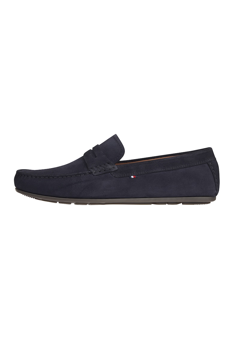 Tommy Hilfiger Велурени мокасини с лого за Мъже Tommy Hilfiger Велурени мокасини с лого за Мъже