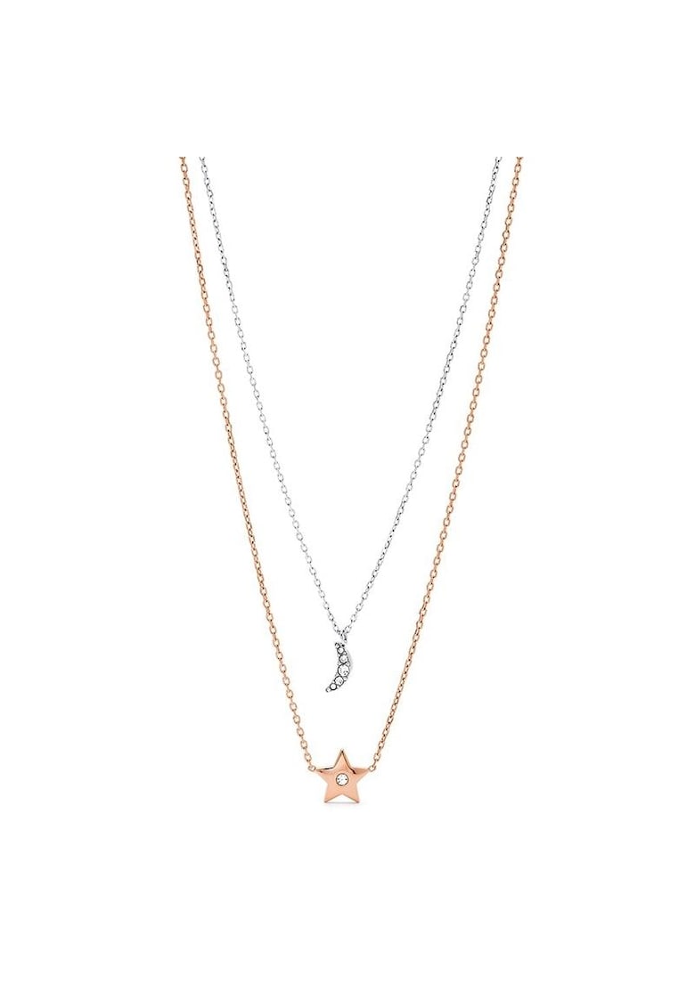 Colier Vintage Glitz Moon and Star JOF00520998 - Argintiu - Rose gold