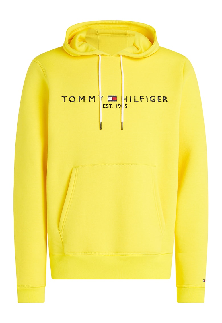 Tommy Hilfiger Худи с органичен памук с джоб кенгуру за Мъже Tommy Hilfiger Худи с органичен памук с джоб кенгуру за Мъже