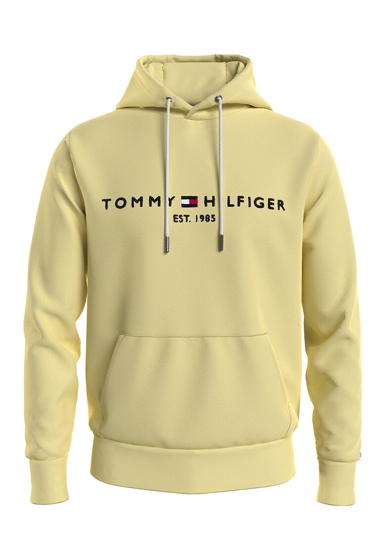 Tommy Hilfiger Худи с органичен памук с джоб кенгуру за Мъже Tommy Hilfiger Худи с органичен памук с джоб кенгуру за Мъже