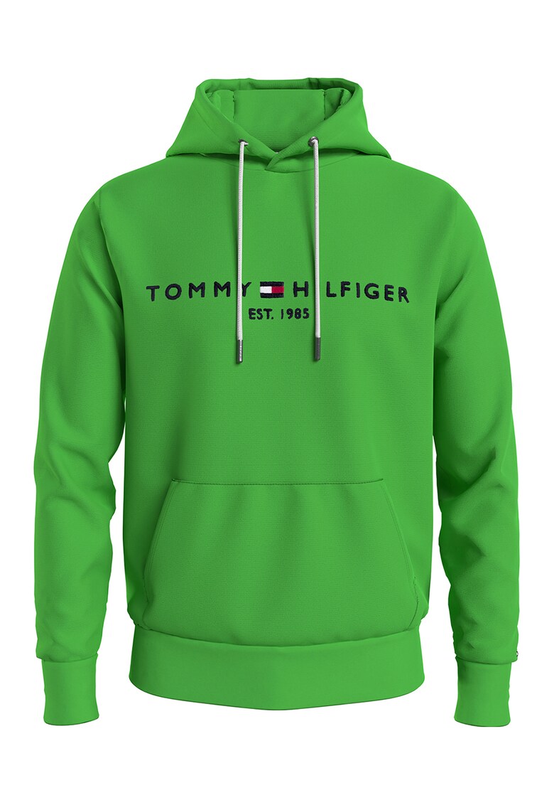 Tommy Hilfiger Худи с органичен памук с джоб кенгуру за Мъже Tommy Hilfiger Худи с органичен памук с джоб кенгуру за Мъже