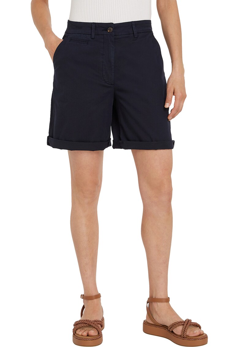 Tommy Hilfiger Къс панталон чино с лого за Жени Tommy Hilfiger Къс панталон чино с лого за Жени