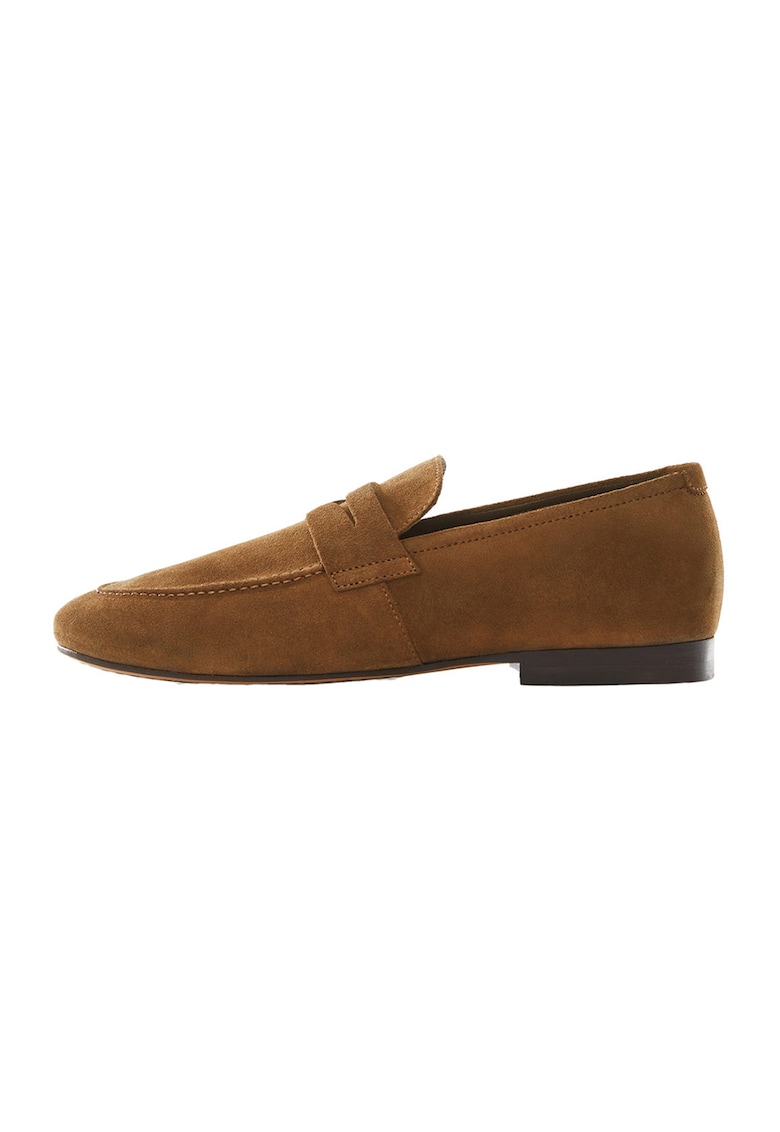 Pantofi loafer din piele intoarsa Soft