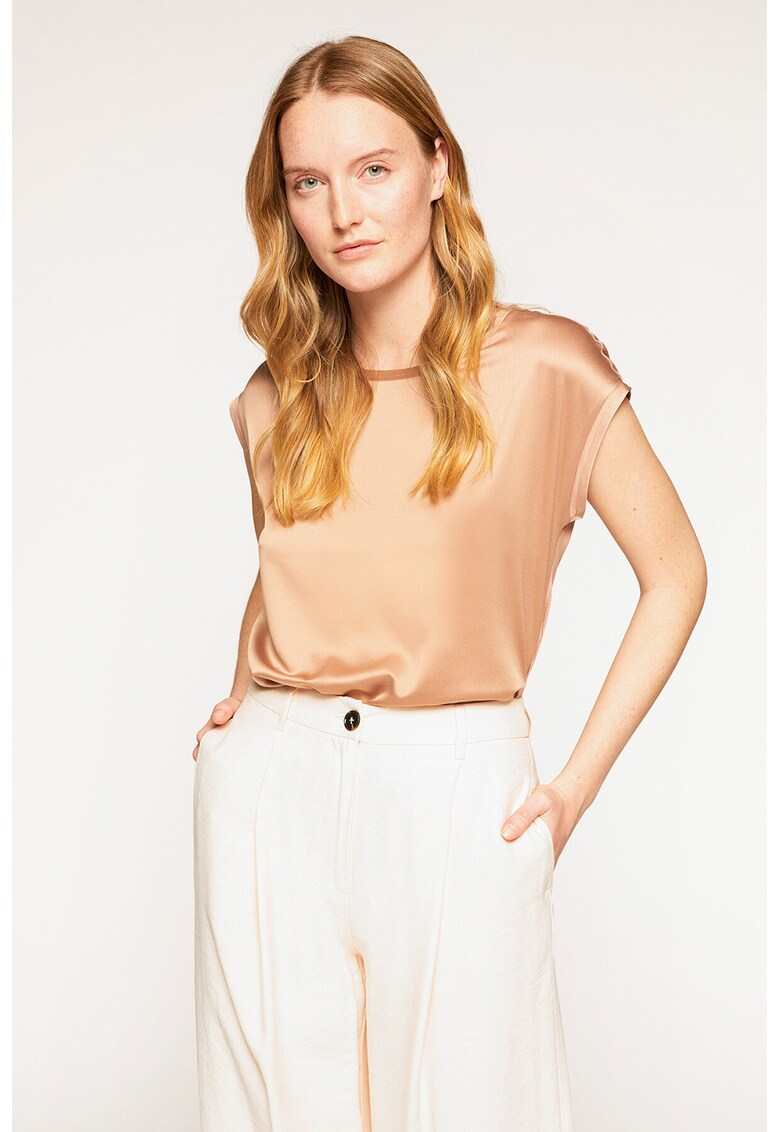 Bluza cu aspect satinat