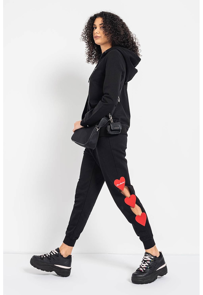 Love Moschino Худи с цип и лого за Жени Love Moschino Худи с цип и лого за Жени