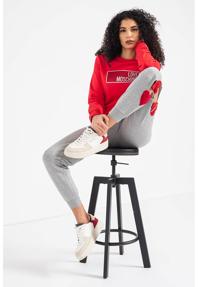 Love Moschino Суитшърт с лого за Жени Love Moschino Суитшърт с лого за Жени