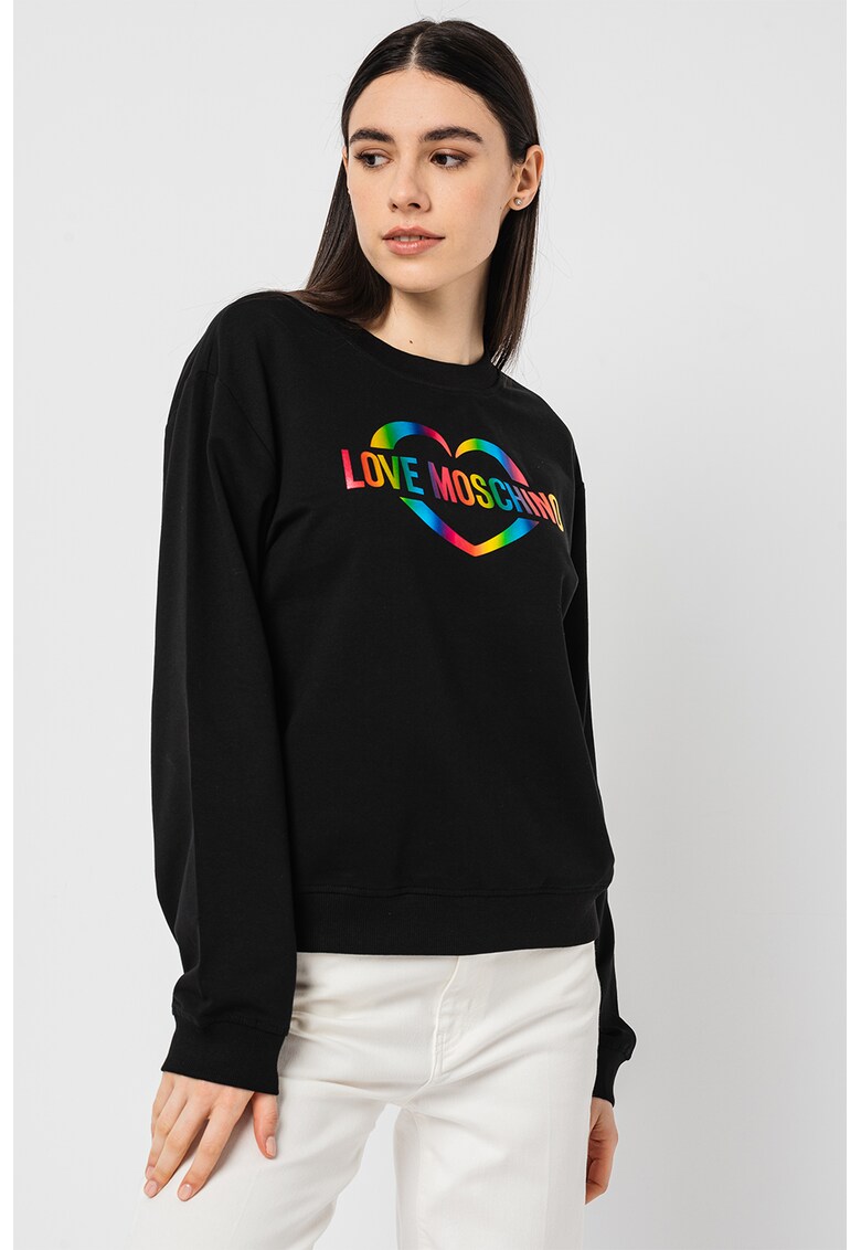 Love Moschino Суитшърт с лого за Жени Love Moschino Суитшърт с лого за Жени