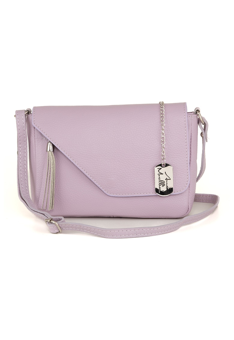 Geanta crossbody din piele cu canaf decorativ Lola