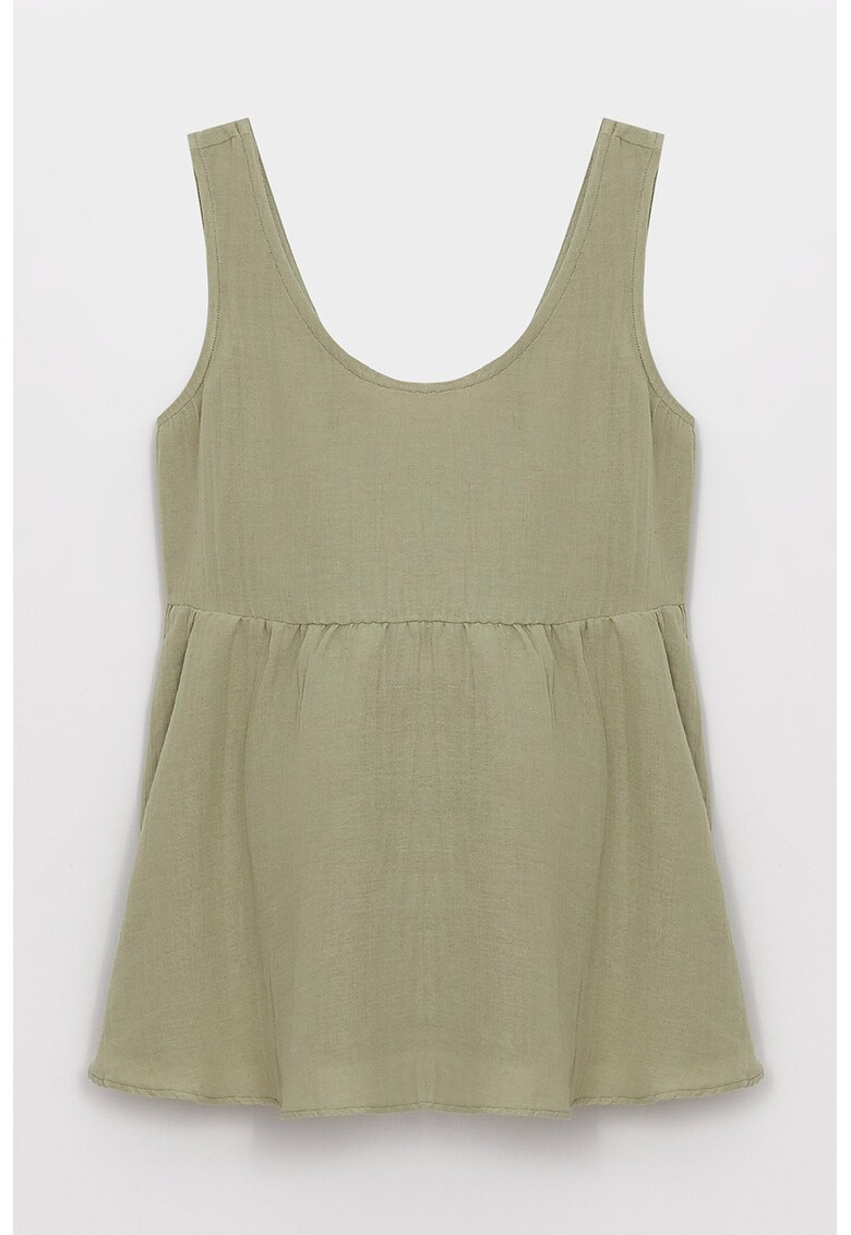 Bluza fara maneci cu decolteu in U pentru gravide