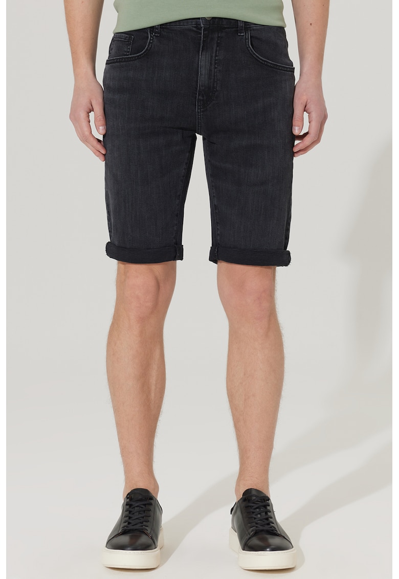 Bermude slim fit de denim