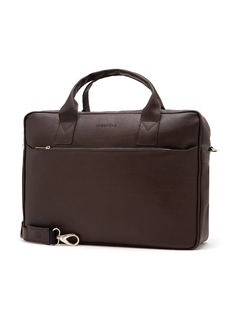 Geanta clasica de umar pentru barbati b12 maro inchis