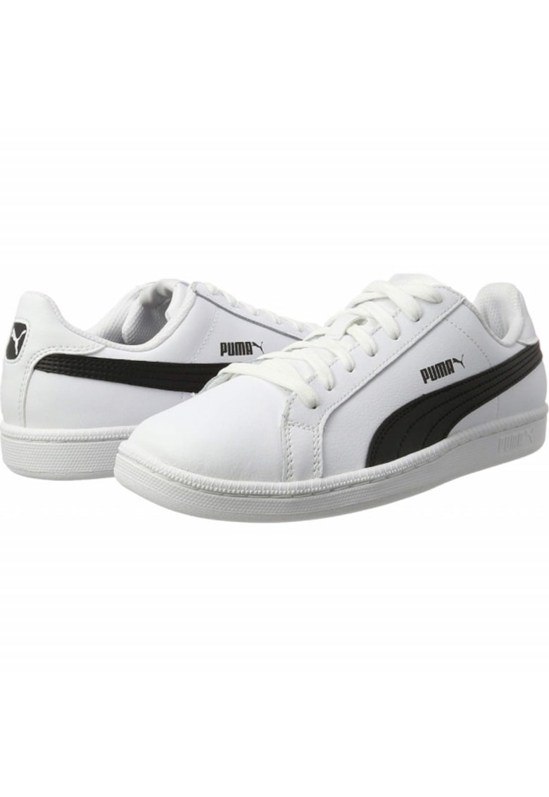 Pantofi sport Smash pentru barbati - Alb - Logo Alb - Alb/Negru