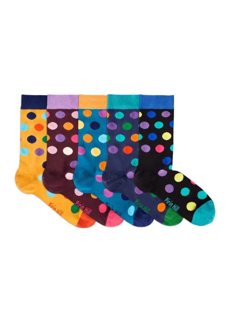 Sosete bambus Dots Luxury Box 5 Buc Sosete bambus Dots Luxury Box 5 Buc