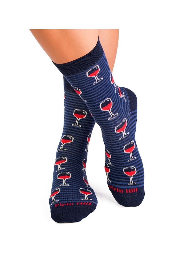 Sosete Bumbac Oxford Blue Winery