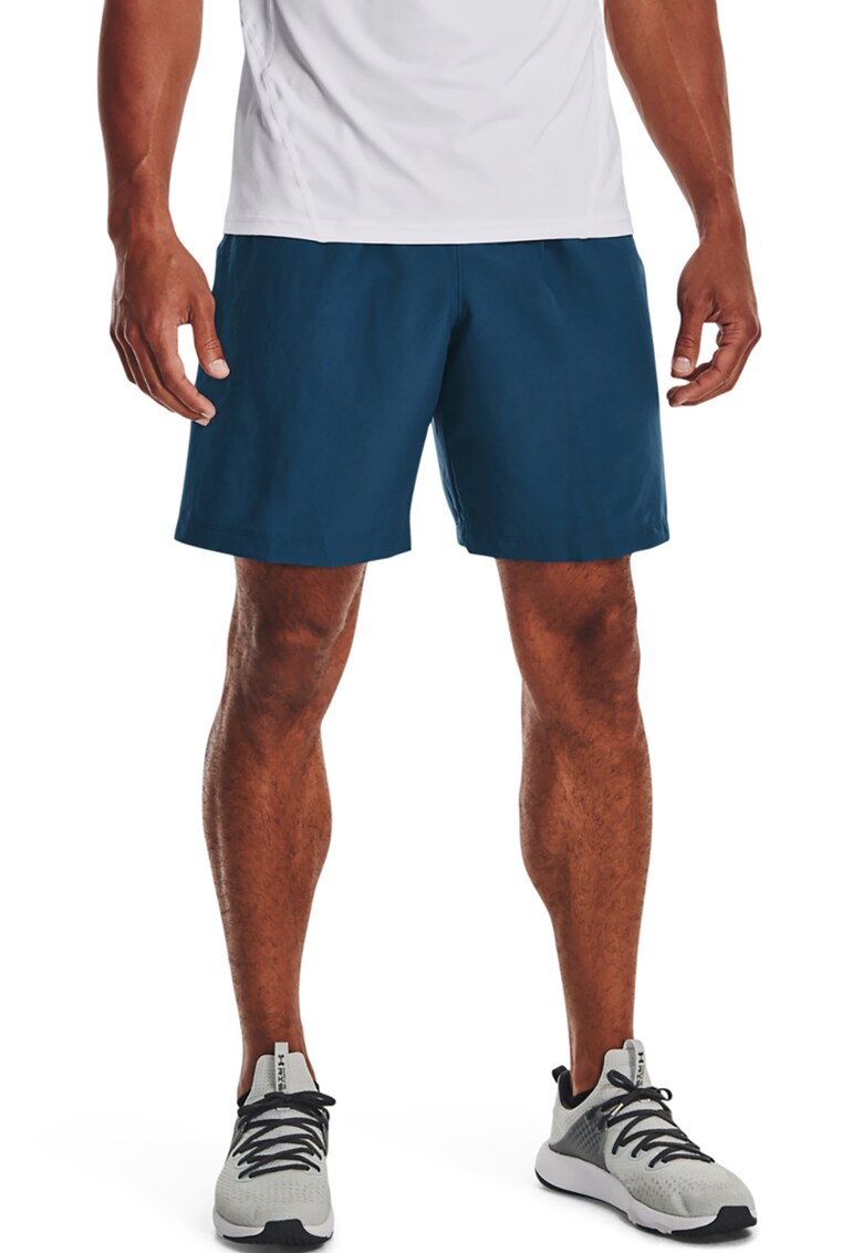 Pantaloni scurti cu imprimeu grafic - pentru fitness