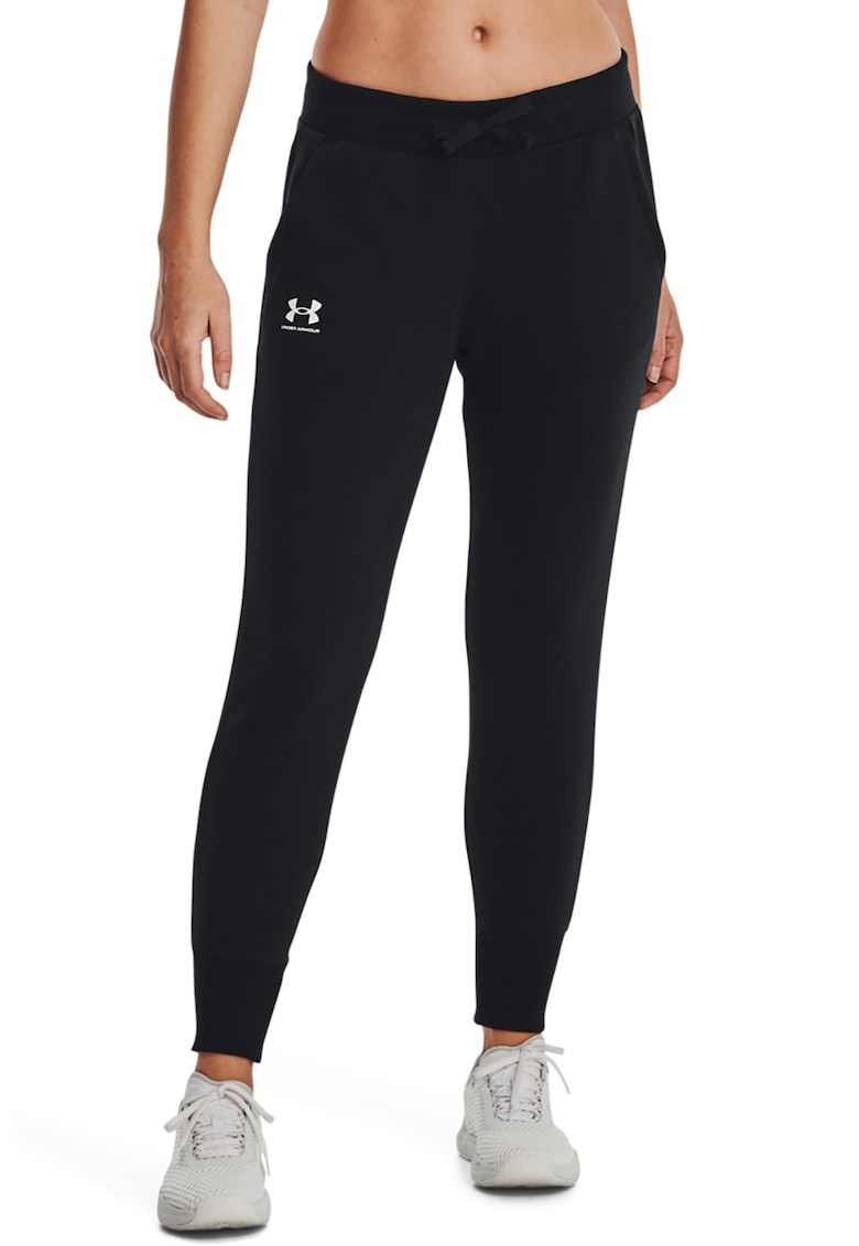 Pantaloni din fleece cu buzunare oblice - pentru fitness rival