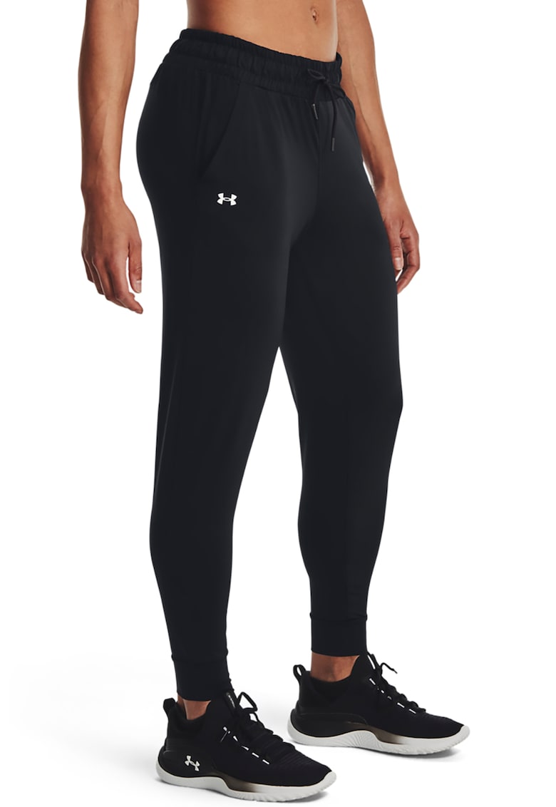 Pantaloni sport cu imprimeu logo discret - pentru fitness HeatGear