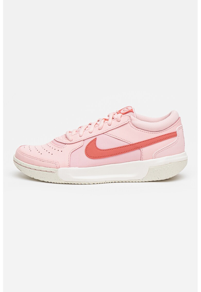 Pantofi cu insertii de piele pentru tenis Zoom Court Lite