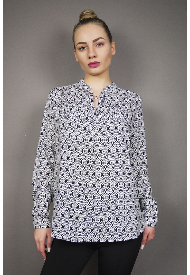 ELEY DESIGN Блуза с шпиц и десен за Жени ELEY DESIGN Блуза с шпиц и десен за Жени