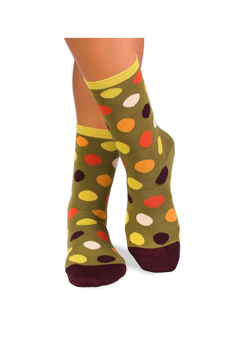 Sosete bambus buline Olive Green