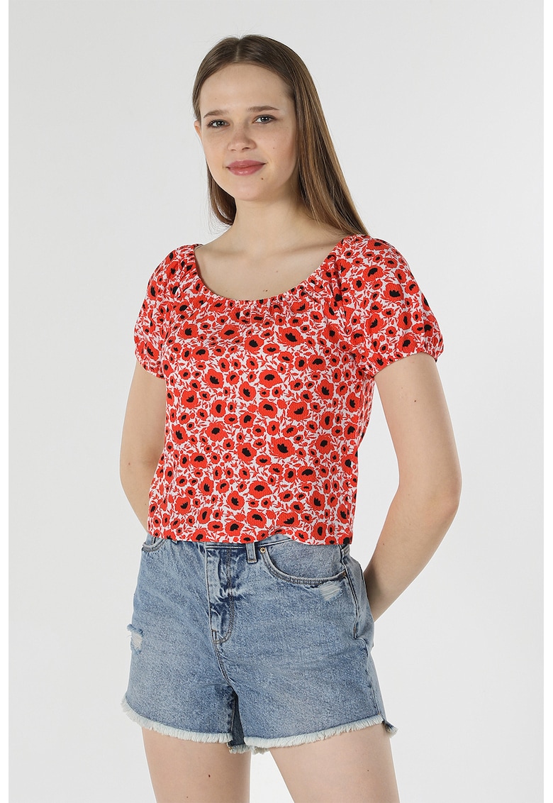 Tricou cu imprimeu floral