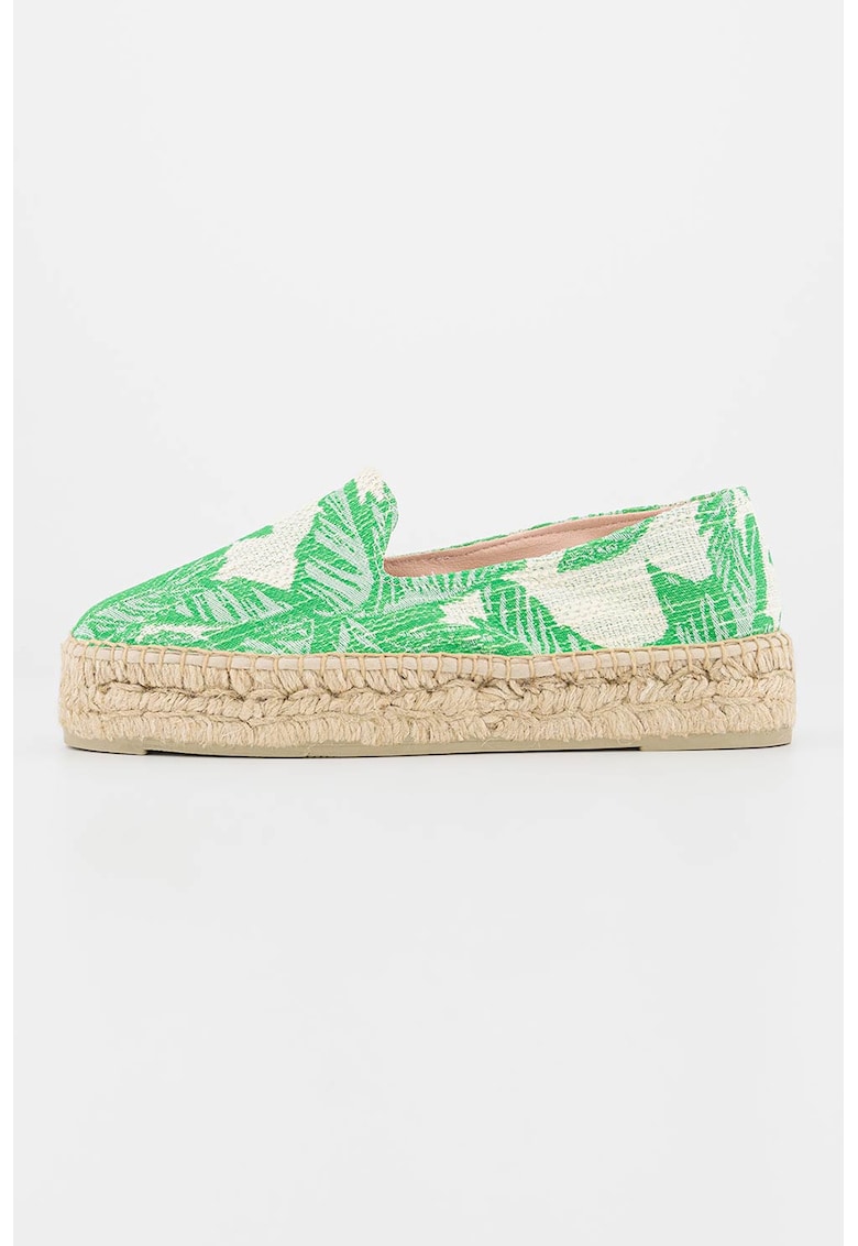 Espadrile flatform cu model