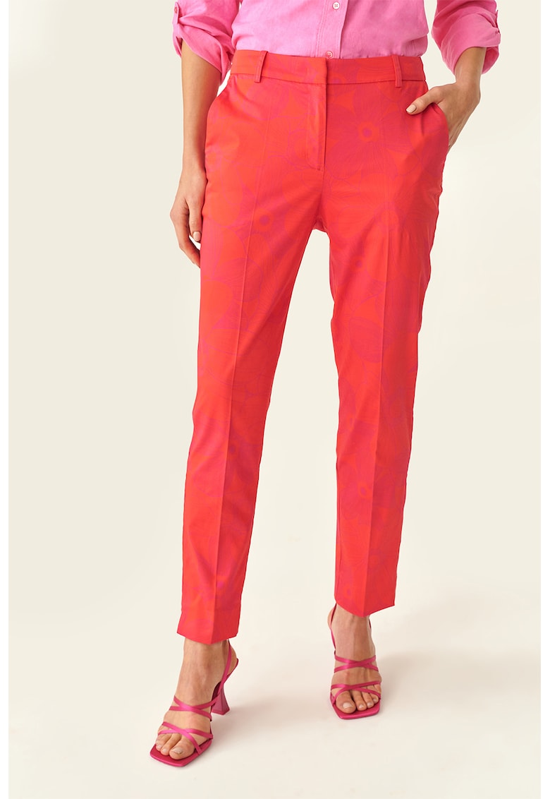 Pantaloni chino cu talie medie Pantaloni chino cu talie medie