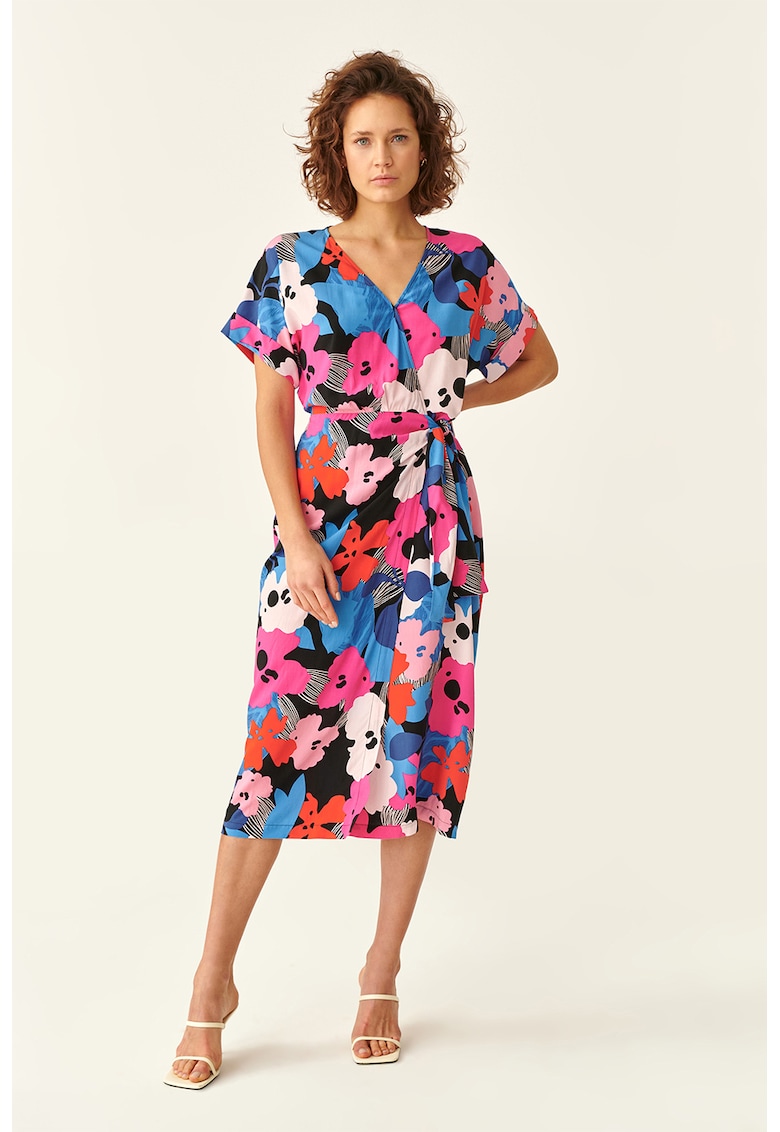 Rochie midi cu imprimeu floral