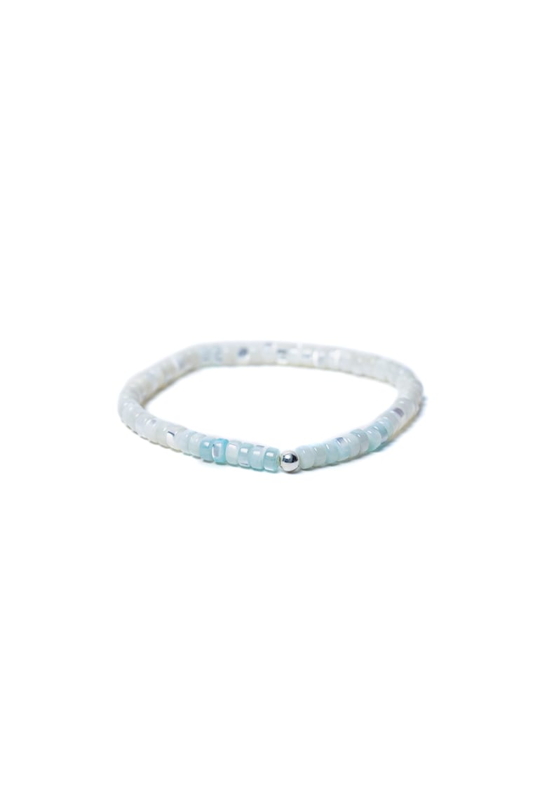 Bratara Femei - din sidef de scoici - accesoriu din argint 925 - 17-18cm