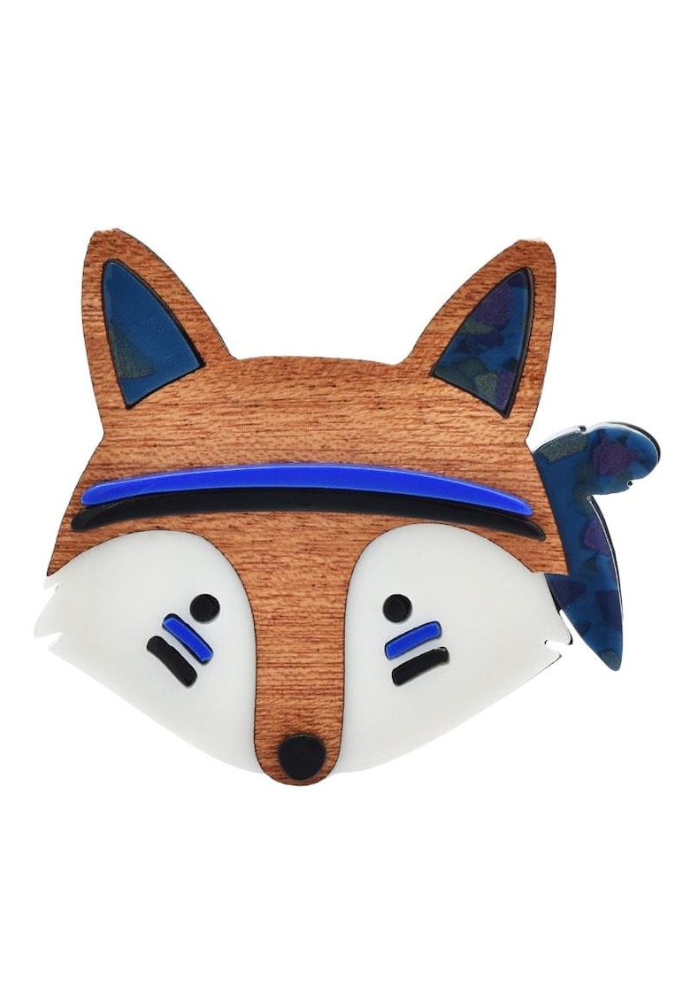 Brosa maro - forma de vulpita - Saritha C5 -