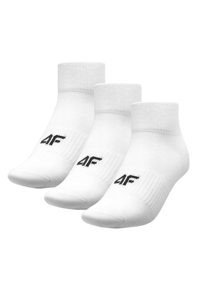 Set 3 perechi sosete sport barbati - Bumbac/Poliamida - Alb