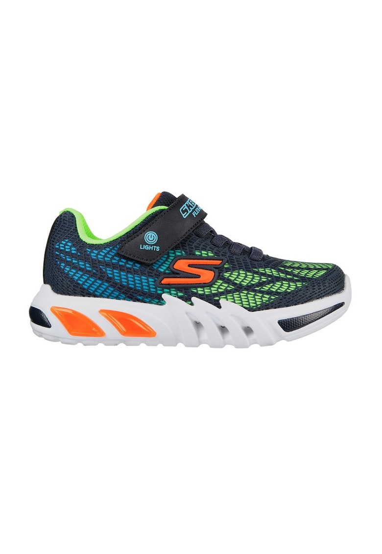 Pantofi sport cu lumini LED Flex-Glow Elite-Vorlo - Bleumarin