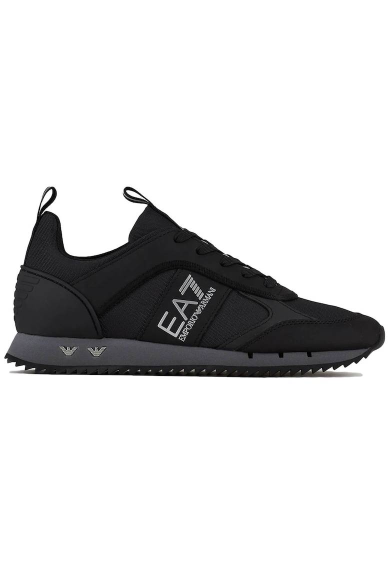 Pantofi sport EA7 Black & White Laces 18189 - Negru