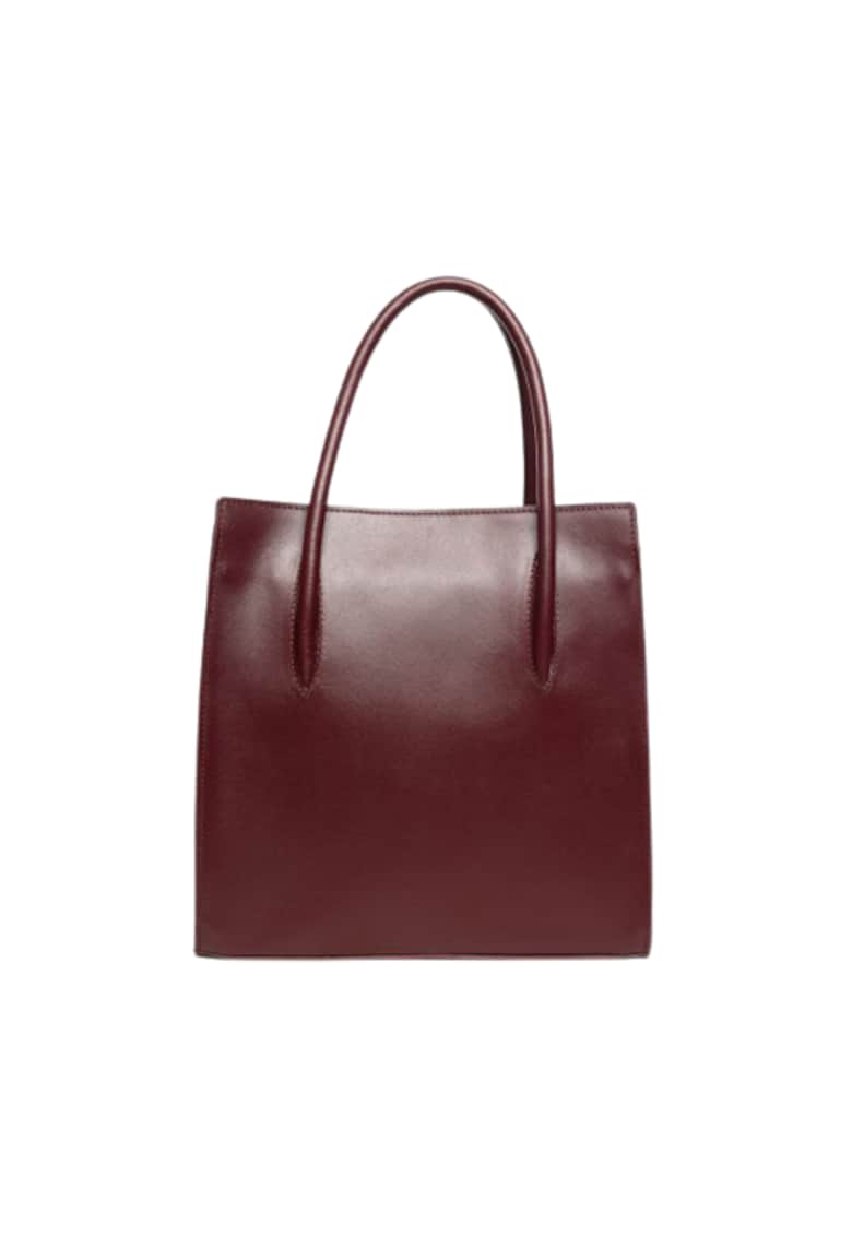 Geanta dama piele - Hanna 5 - 30x12x30 - Visiniu