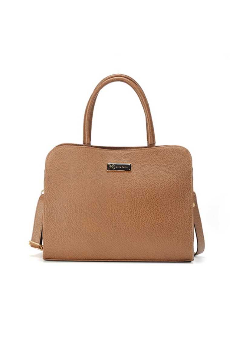 Geanta dama piele - Hanna 4B - 32x10x27 - Maro