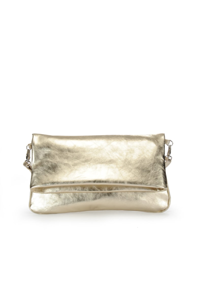 Geanta dama piele - Laura 46 - auriu - 30x3x18 cm