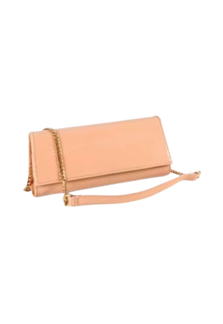 Geanta dama piele - Laura 41 - nude - 30x6x16 cm